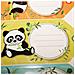 12 Etichette Per La Scuola - Rettangolo - Panda - Foto miniatura 1