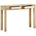 Tavolo Consolle 110x30x75 Cm Legno Massello Sbiancato Di Mango - Foto miniatura 2