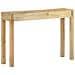 Tavolo Consolle 110x30x75 Cm Legno Massello Sbiancato Di Mango - Foto miniatura 3