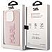 Cover Per Iphone 15 Pro 3d Rubber Karl Glitter, Rosa - Foto miniatura 3