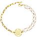 Shirushi Bracciale Oro /perla Bianca - Foto miniatura 1