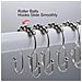 Confezione Da 12 Anelli Ganci Per Tende Da Doccia: Scorrimento Fluido Silver - Foto miniatura 3
