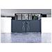 Cancello Battente 3m Life Alt. 120cm Grigio Alluminio + 2 Montanti 20x20cm Alt. 166cm - Foto miniatura 3