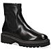 Black Casual Closed Booties Stivaletti Pelle Scarpe Donna Nero Eu 38, 9-25414-29-019 - Foto miniatura 2