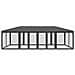 Tenda Per Feste Con 12 Pareti In Rete Antracite 8x4 M In Hdpe - Foto miniatura 3