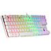 MK80W tastiera USB QWERTY Italiano Bianco - Foto miniatura 4