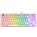 MK80W tastiera USB QWERTY Italiano Bianco - Foto miniatura 1