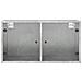 Mobili a Muro con Ante in Vetro 2pz Grigio Cemento 68,5x37x35cm - Foto miniatura 7