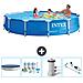 Piscina Fuori Terra - In Giro - 366x366x76 Cm - Blu - Include Accessori Coordinati Cb5 - Foto miniatura 1
