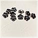 Eleganti Bottoni Per Camicie E Vestiti - Set Da 10 Black  16 - Foto miniatura 2