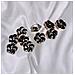 Eleganti Bottoni Per Camicie E Vestiti - Set Da 10 Black  16 - Foto miniatura 3