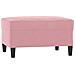 Set di Divani 3 pz con Cuscini rosa in Velluto - Foto miniatura 5