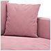 Set di Divani 3 pz con Cuscini rosa in Velluto - Foto miniatura 6