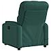 Poltrona Massaggiante Reclinabile Verde Scuro in Tessuto - Foto miniatura 5