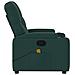 Poltrona Massaggiante Reclinabile Verde Scuro in Tessuto - Foto miniatura 9