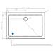 Piatto Doccia Ribassato 80x120 Cm Resina H3.5 Cm Monaco Bianco - Foto miniatura 2