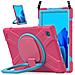 Custodia Per Samsung Galaxy Tab A 10.1"" Con Supporto Girevole Rosa - Foto miniatura 1