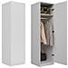 Topeshop SD-50 BIEL KPL, Bianco, Guardaroba, 5 ripiani, 1 porta/porte, Bianco - Foto miniatura 3