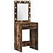 Set Tavolo da Trucco 2 pcs Rovere fumé 50 x 41 x 135 cm - Foto miniatura 4