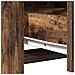 Set Tavolo da Trucco 2 pcs Rovere fumé 50 x 41 x 135 cm - Foto miniatura 9