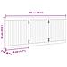 Cancello Cani Pieghevole 3 Pannelli Marrone 150cm Legno Pioppo - Foto miniatura 9