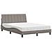 Letto con Materasso Tortora 120x200 cm in Tessuto - Foto miniatura 1