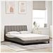 Letto con Materasso Tortora 120x200 cm in Tessuto - Foto miniatura 3