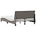 Letto con Materasso Tortora 120x200 cm in Tessuto - Foto miniatura 7