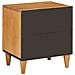 Comodino con cassetto 2 pcs Marrone chiaro 40 x 33 x 46 cm - Foto miniatura 7
