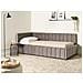 Letto Da Giorno Velluto Lisieux 90 X 200 Cm Tortora - Foto miniatura 1