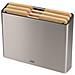 Set Taglieri In Bambù E Acciaio Folio Tre Pezzi Per Cucina Superfici Resistenti Custodia In Acciaio Inox Piedi Antiscivolo Finitura Antimpronte - Foto miniatura 1