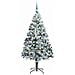 Albero di Natale artificiale con 300 LED Bianco 210 cm - Foto miniatura 3