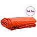 Telo 650g / m² Arancione 1 x 2,5 m Tela con rivestimento in PVC - Foto miniatura 2