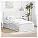 Struttura del letto Bianco 90 x 200 cm Pino massello - Foto miniatura 2