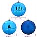 Set di Palle di Natale 4 pcs Blu Plastica - Foto miniatura 5