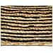 Tappeto Naturale e Nero 120 x 120 cm Juta - Foto miniatura 4