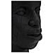 Scultura Uomo Masai Busto In Resina Nera Con Copricapo Decorato - Foto miniatura 5