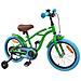 Bicicletta per Bambini 16 Pollici per bambini di 4-6 anni Verde - Foto miniatura 2