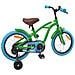 Bicicletta per Bambini 16 Pollici per bambini di 4-6 anni Verde - Foto miniatura 3