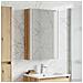 Mobiletto per specchio da bagno Rovere Artigianale - Foto miniatura 4