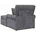 Chaise Longe con Gonna Grigio Scuro 157 x 91 x 91 cm ARES - Foto miniatura 6