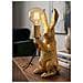 Lampada Da Tavolo Rabbit In Resina Dorata Con Lampadina Edison - Foto miniatura 5