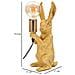 Lampada Da Tavolo Rabbit In Resina Dorata Con Lampadina Edison - Foto miniatura 6