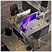 JN-IPS340UWQHD60C-C65W-HS-W Monitor PC 86,4 cm (34") 3440 x 1440 Pixel UltraWide Quad HD LCD Nero - Foto miniatura 6