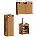 Set di mobili per il bagno 4 pcs Legno antico - Foto miniatura 3