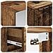 Set di mobili per il bagno 4 pcs Legno antico - Foto miniatura 4