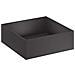 Vaso da giardino Nero 60 x 60 x 20 cm Acciaio laminato a freddo - Foto miniatura 1