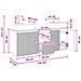 Set di Armadi da Bagno 3 pz Bianco Lucido 49,5 x 41 x 62,5 cm - Foto miniatura 3