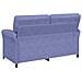 Set di divani 2 pz Blu jeans Tessuto - Foto miniatura 2
