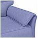 Set di divani 2 pz Blu jeans Tessuto - Foto miniatura 5